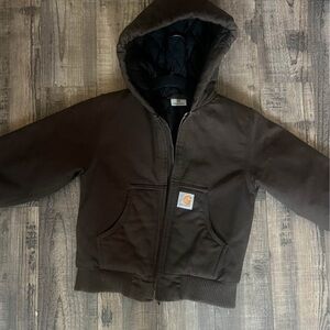 Carhartt Kids Dark Brown Hoodie